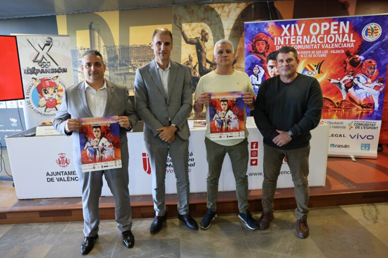 Valencia presenta el XIV Open Internacional de Taekwondo de la Comunitat Valenciana